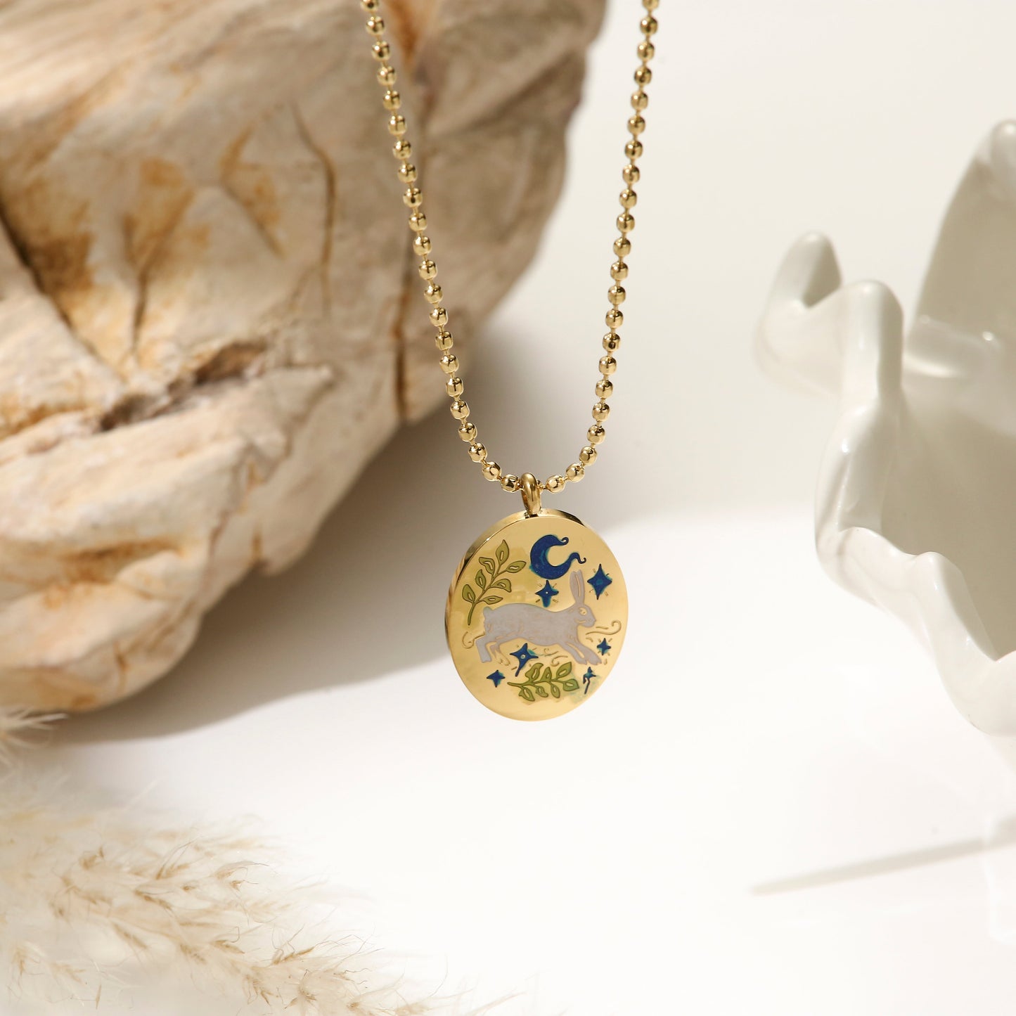 Anthousai 18k Gold Plated Necklace