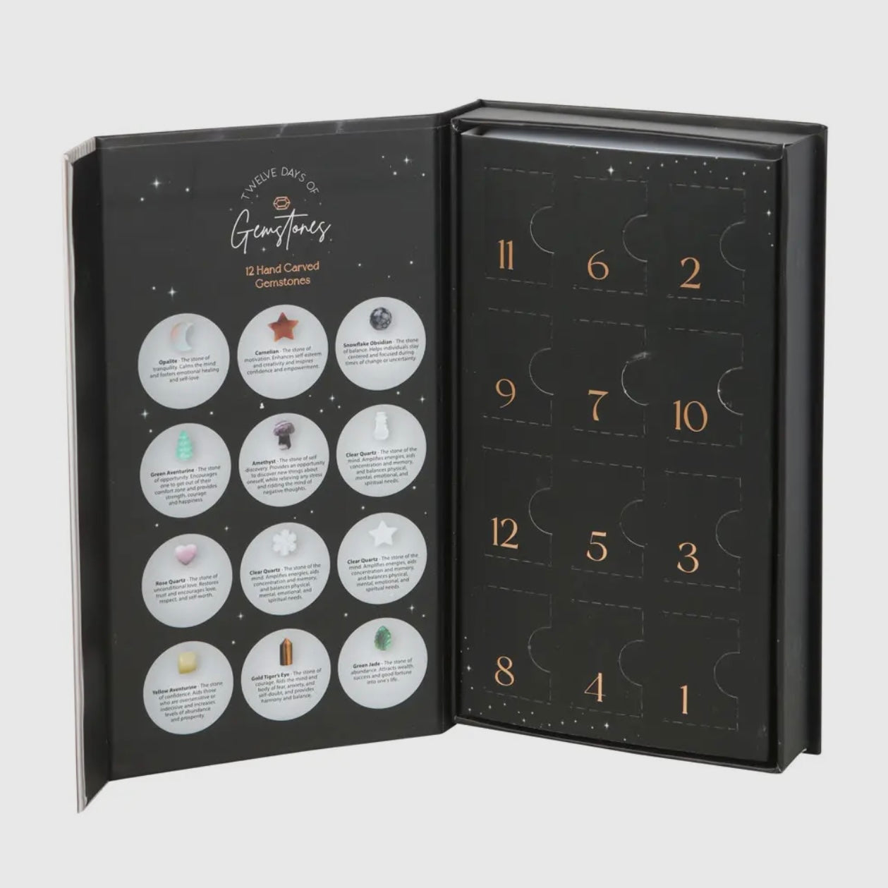 12 Days of Christmas Shaped Crystal Advent Calendar