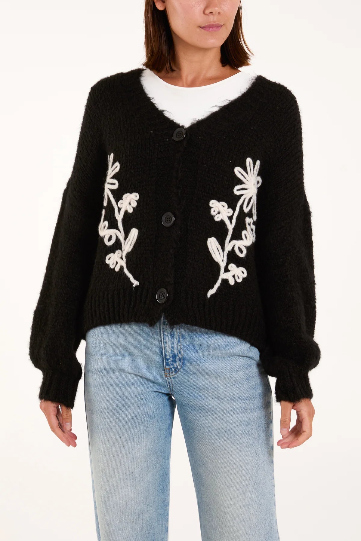 Crinaeae Embroidered Cardigan