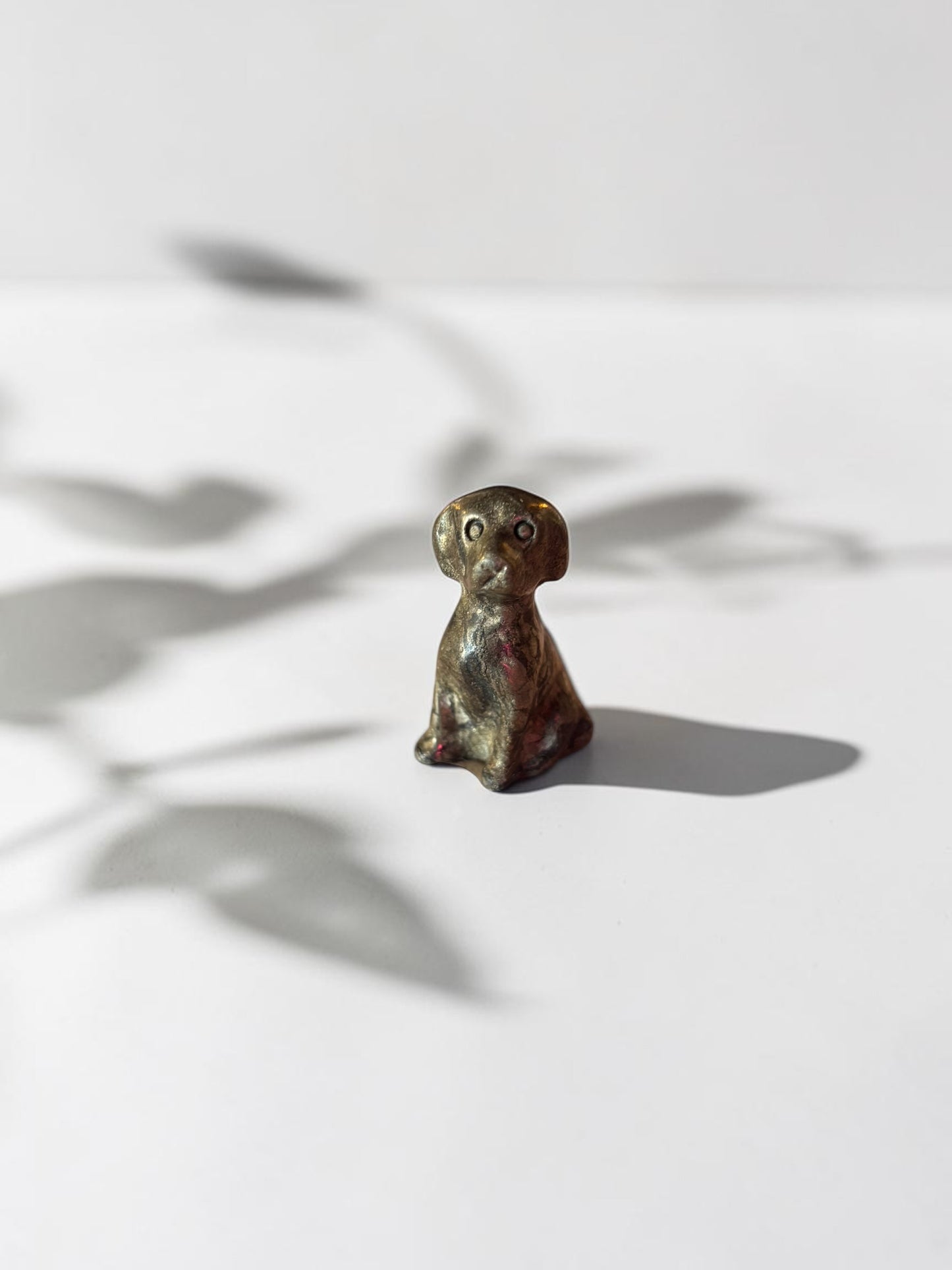 Pyrite Dog Crystal Carving
