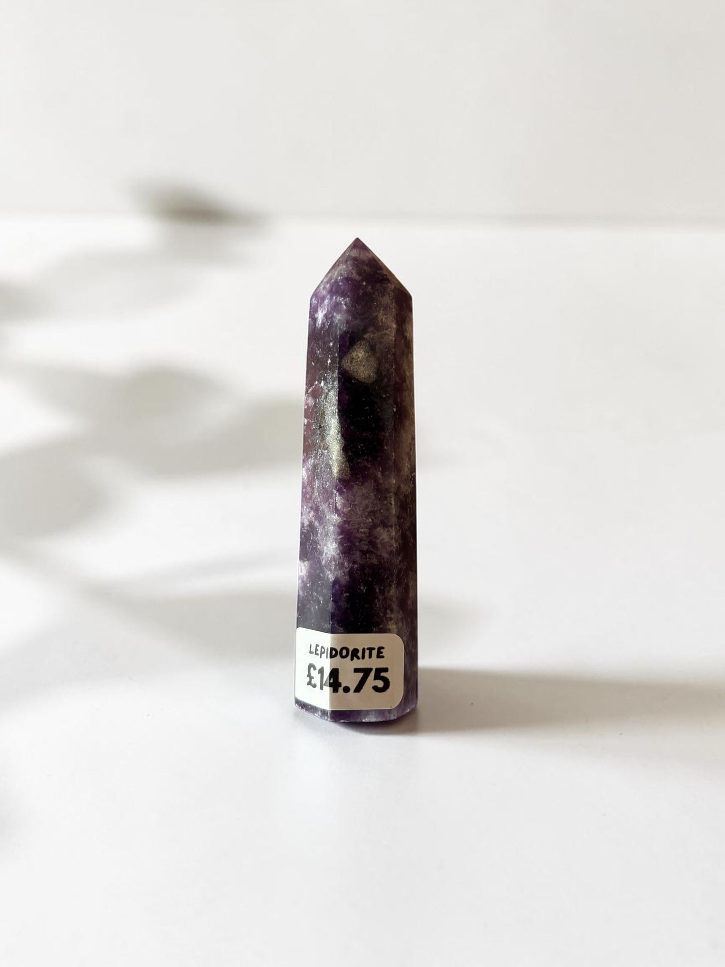 Lepidolite Crystal Tower