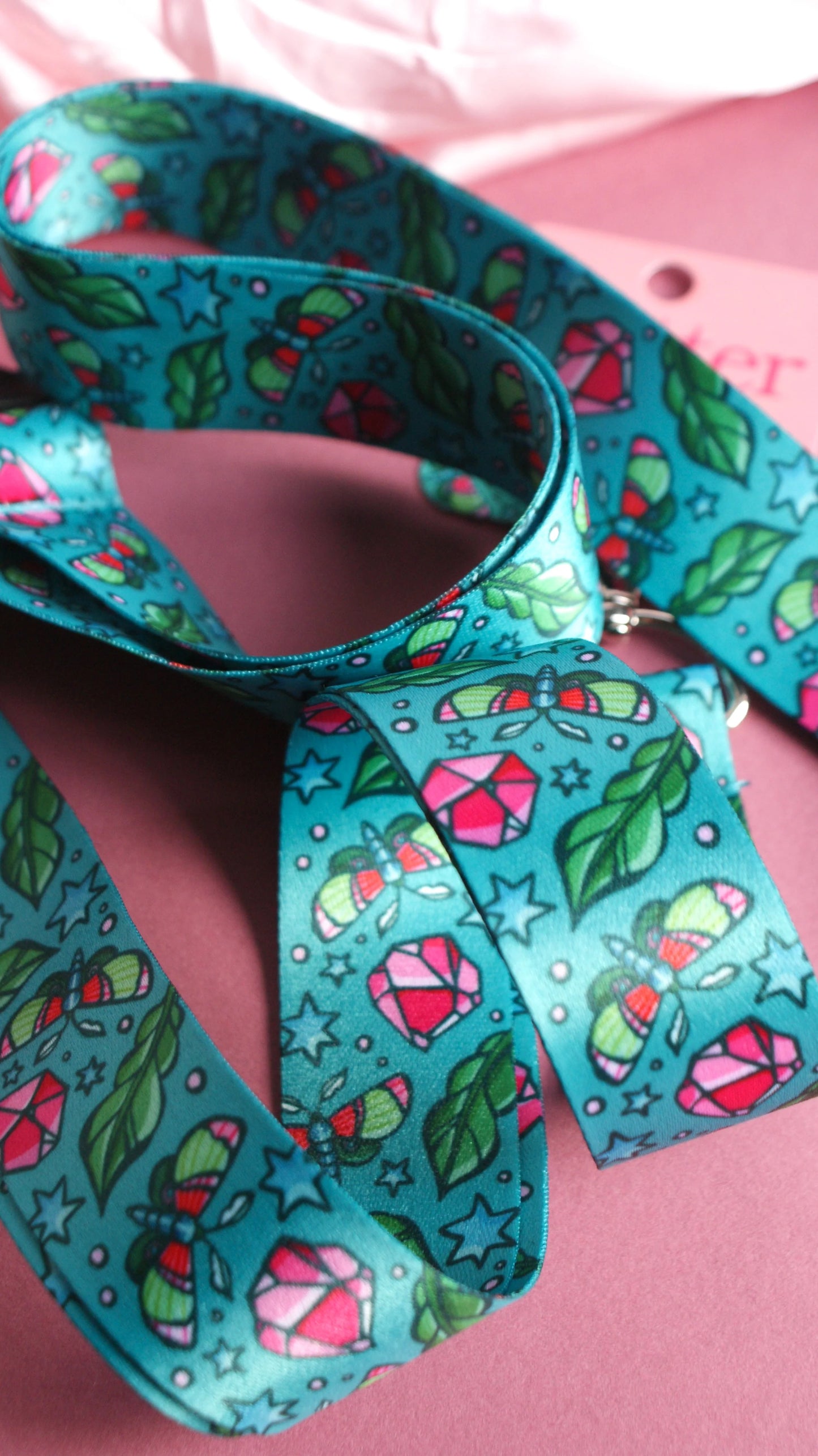 Moths & Crystals Lanyard