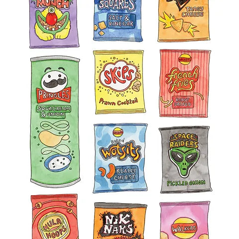 Crisps A4 Print