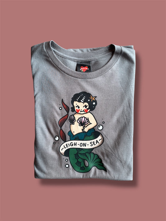 Mermaid Kewpie - Leigh-On-Sea T-Shirt