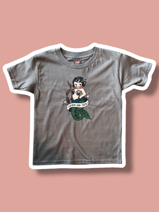 Mermaid Kewpie (Leigh-On-Sea) Kids T-Shirt