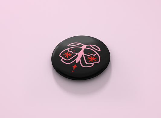 Moth Button Badge