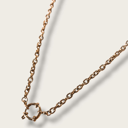 No.5 Necklace 1pc - 18k Gold Plated