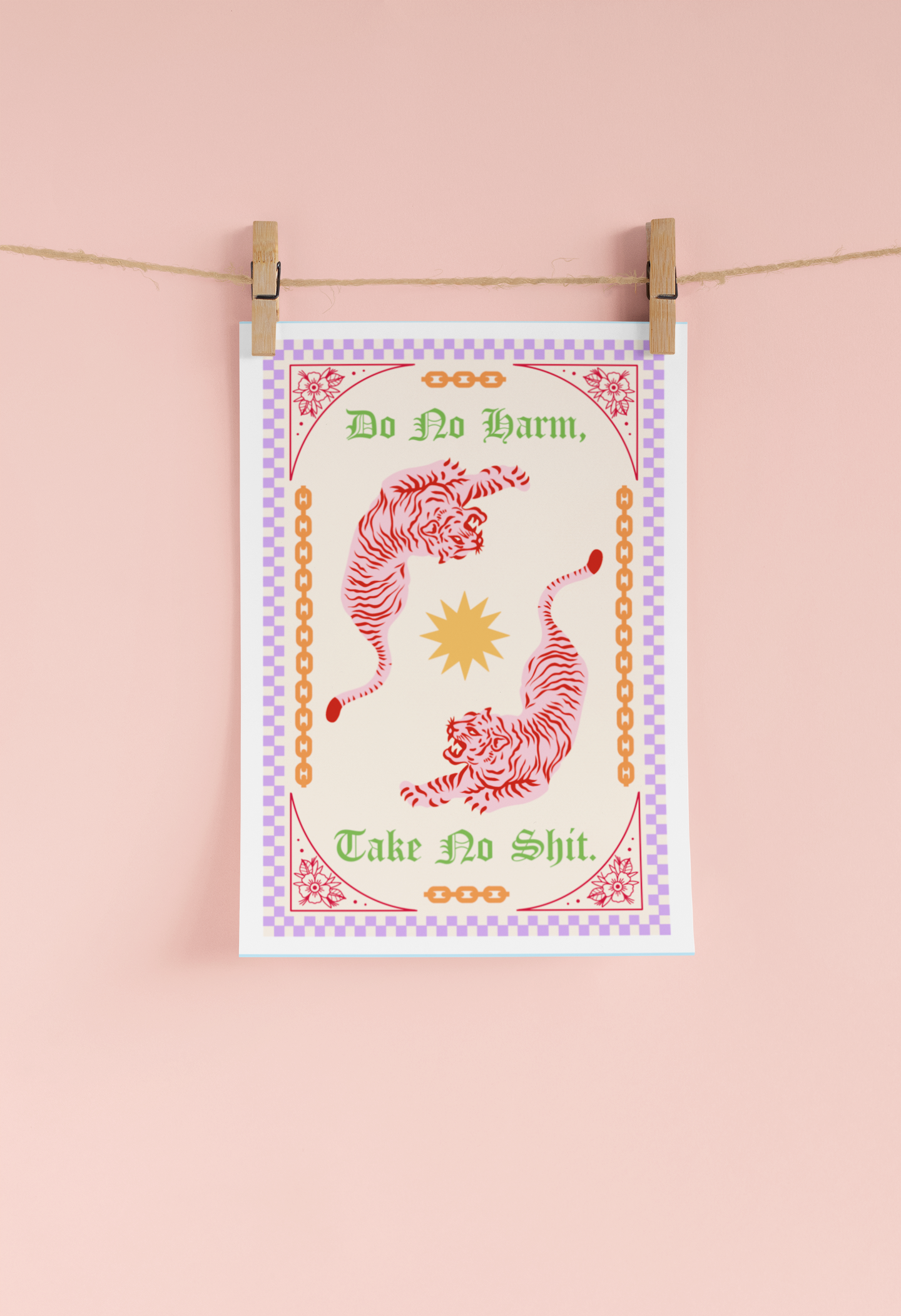 Do No Harm, Take No Shit A4 Print