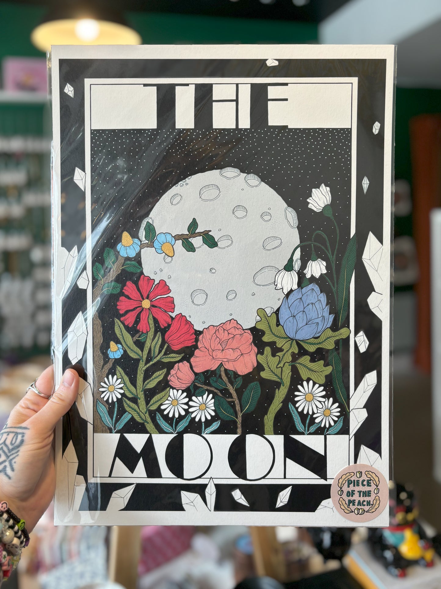 The Moon Print A3