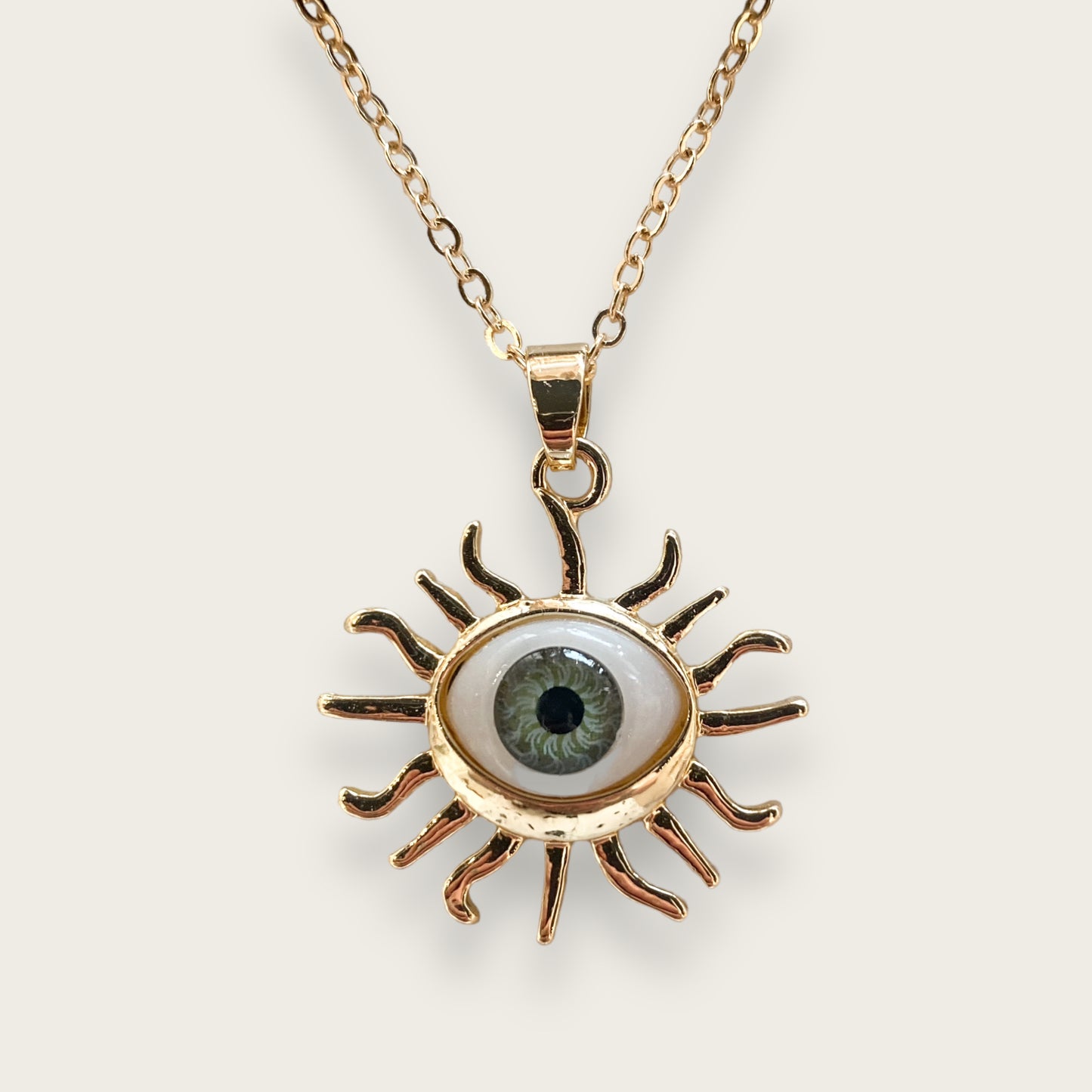 Flaming Eye Necklace