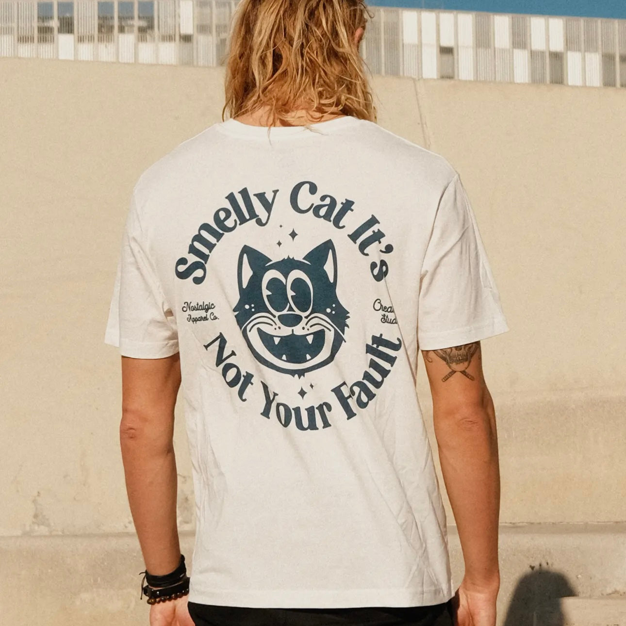 Retro Smelly Cat T-Shirt