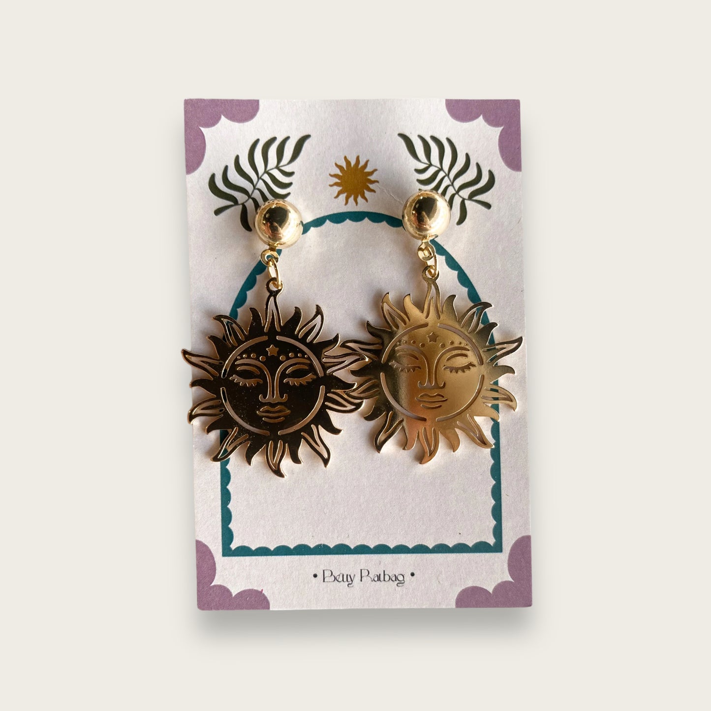 Golden Sun Earrings