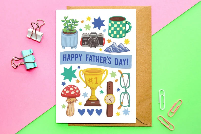 Happy Fathers Day Greeting Card