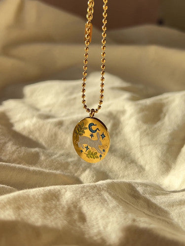 Anthousai 18k Gold Plated Necklace