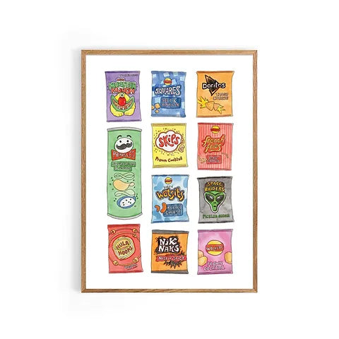 Crisps A4 Print