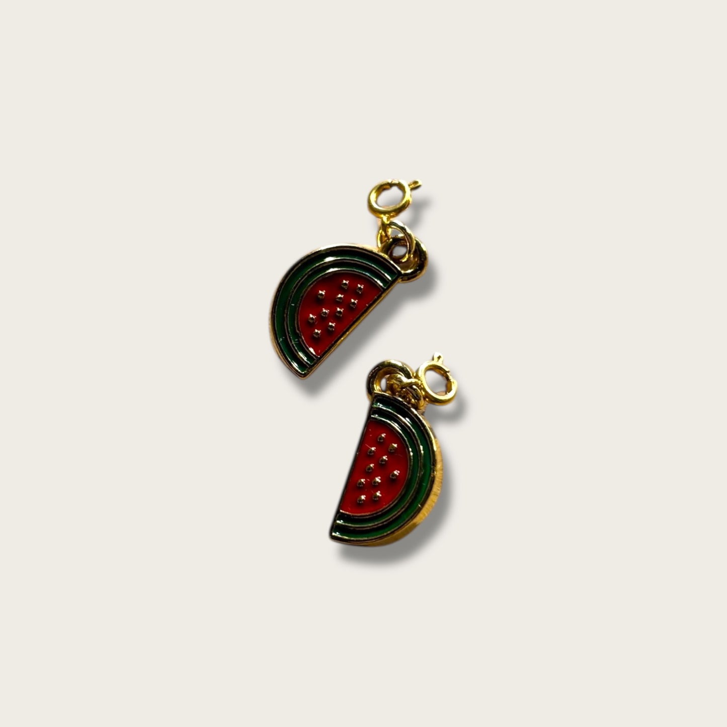 Watermelon Charm 1pc - 18k Gold Plated
