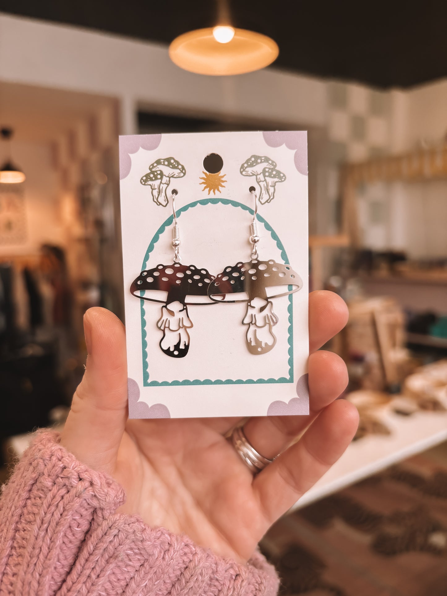 Toadstool Earrings