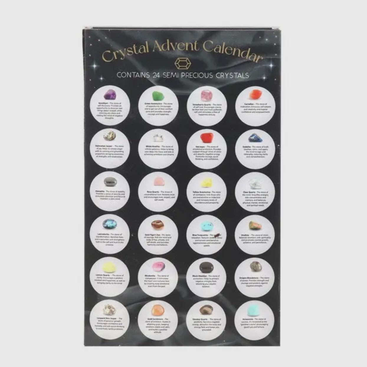 24-Day Gemstone Crystal Christmas Advent Calendar