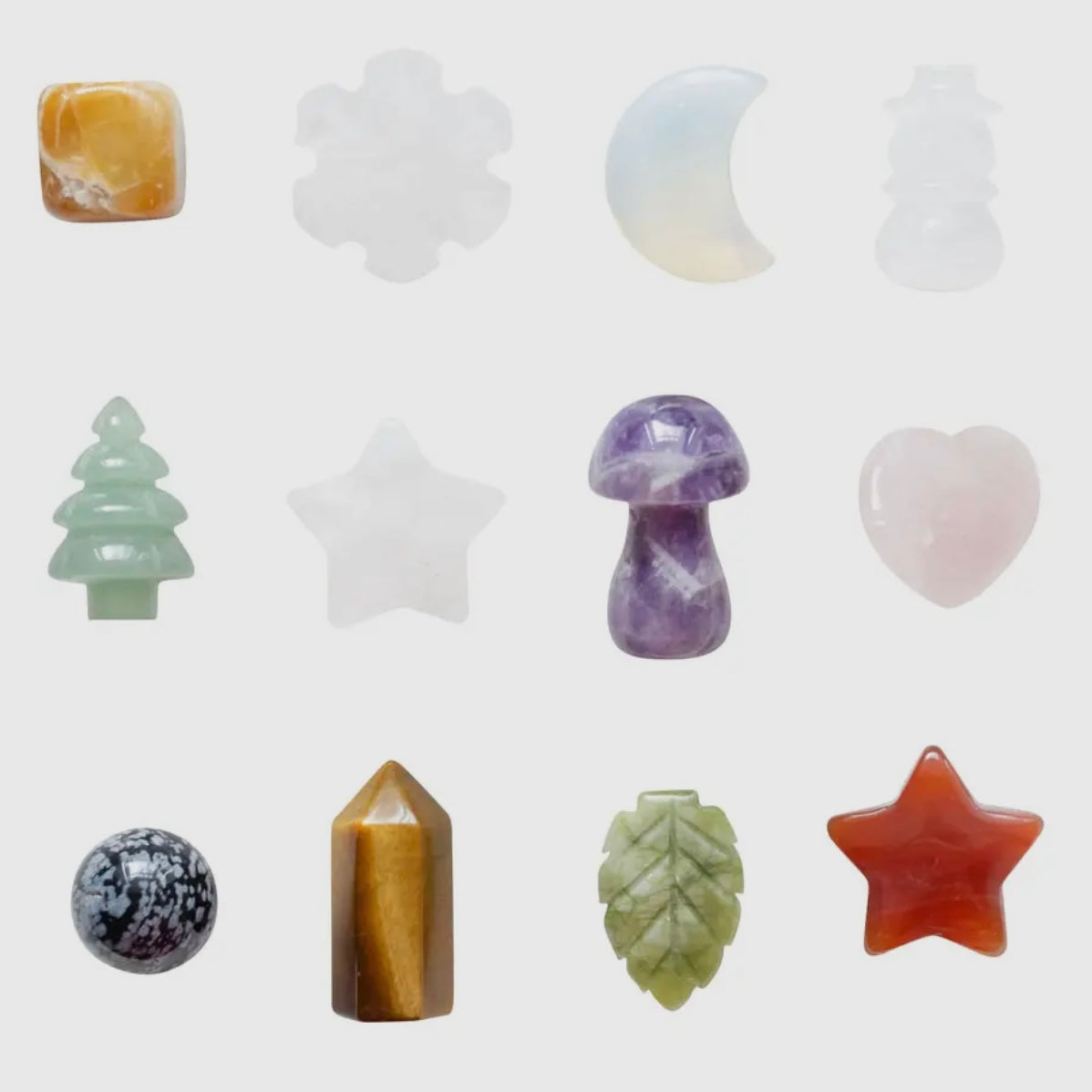 12 Days of Christmas Shaped Crystal Advent Calendar