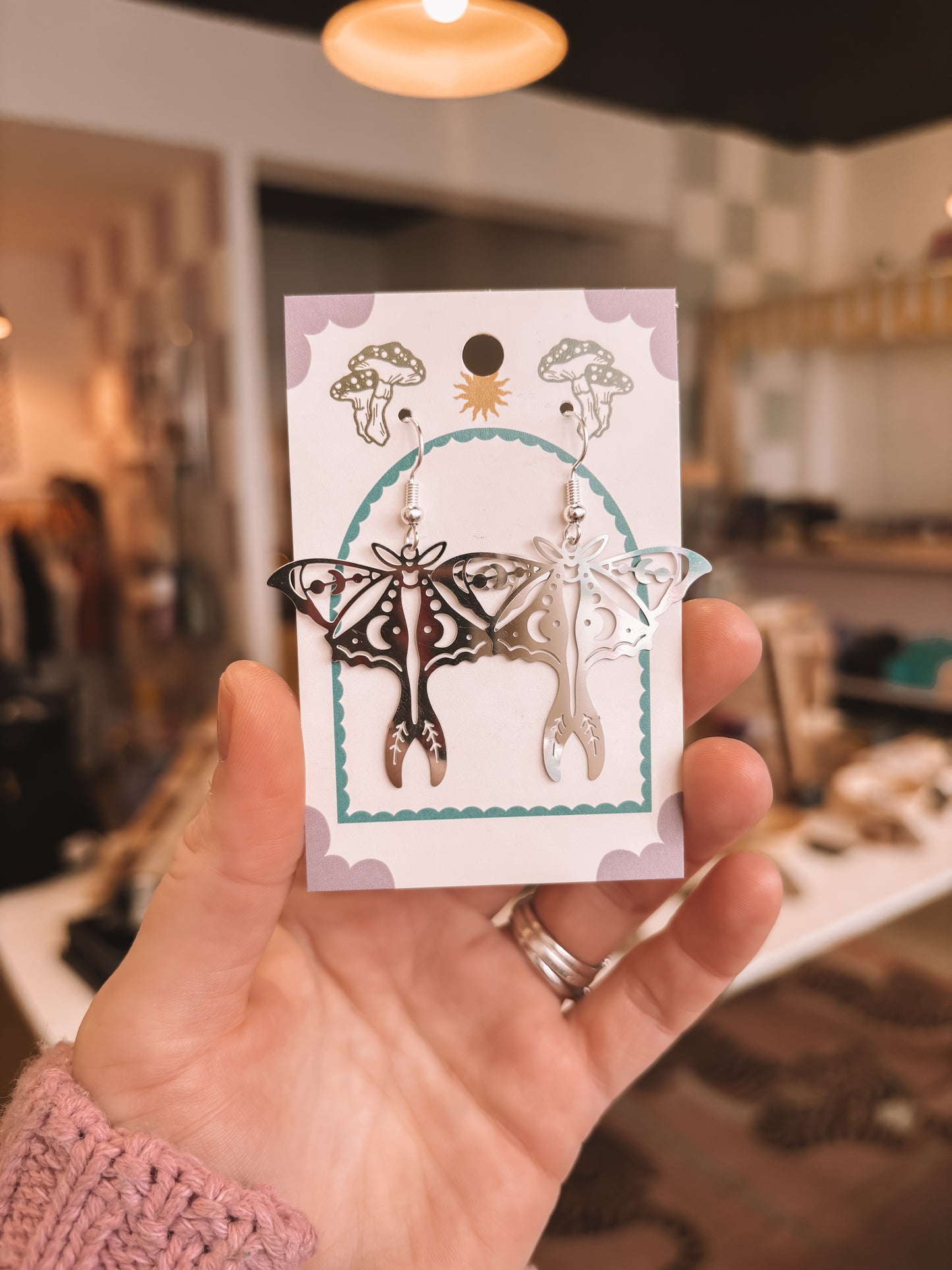 Moth Earrings