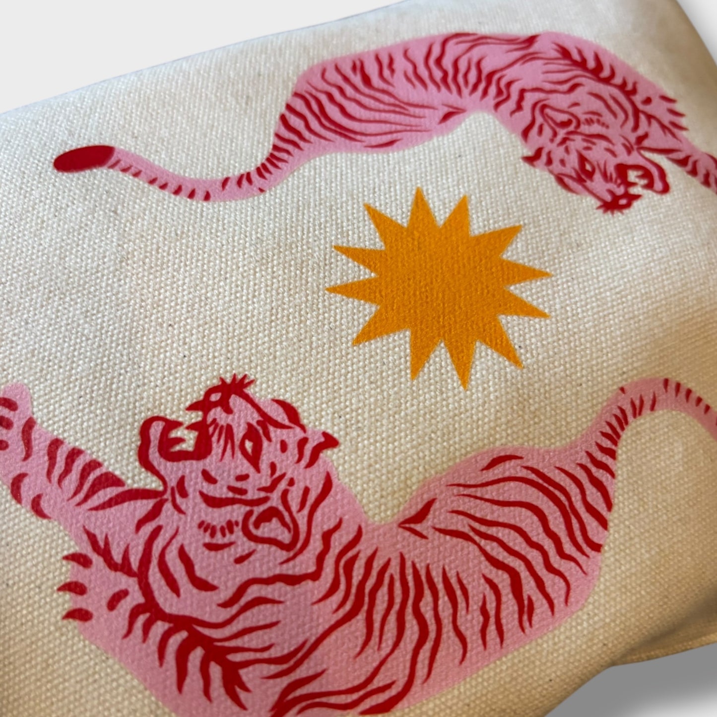 Tigers Canvas Pouch