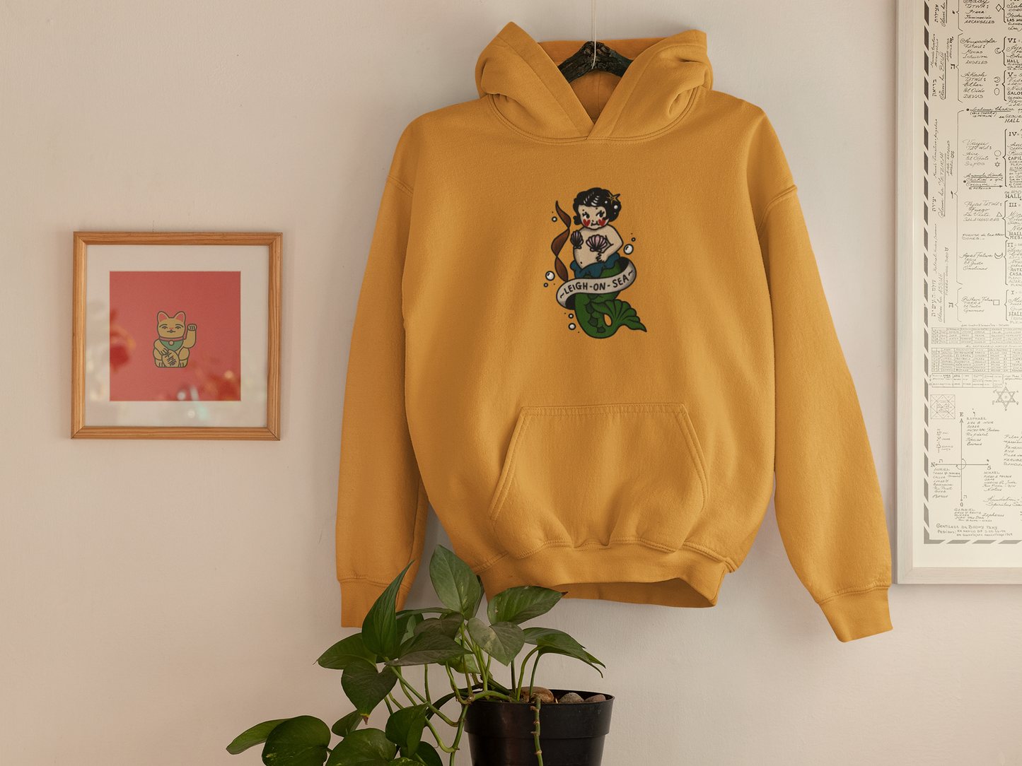 Mermaid Kewpie - Leigh-On-Sea Hoodie