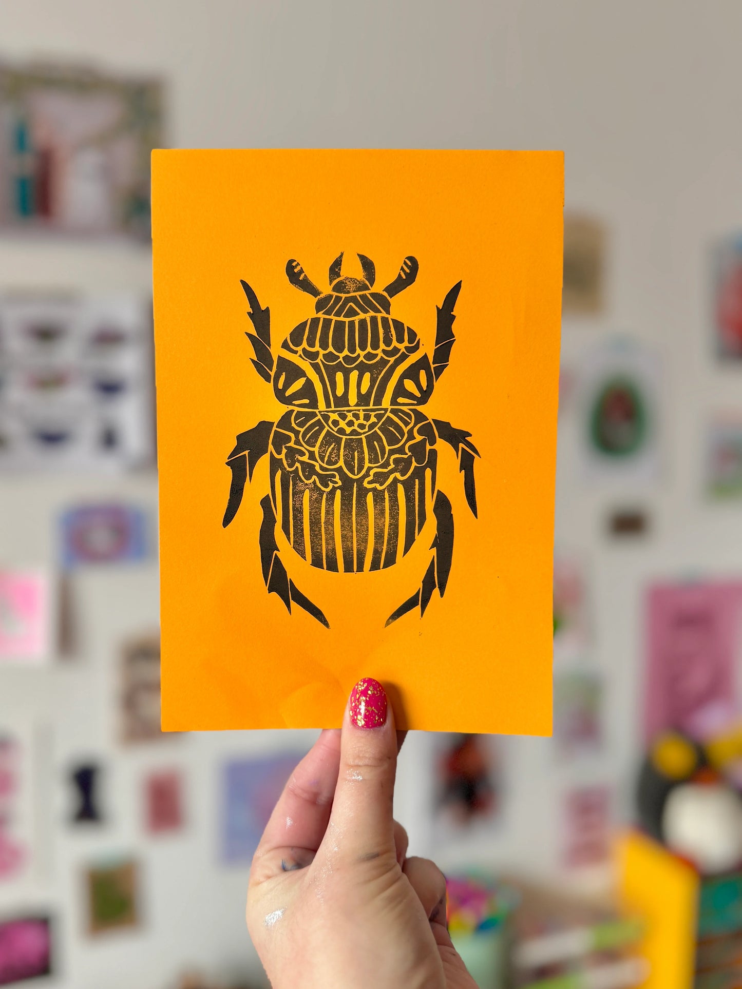 Beetle -Lino