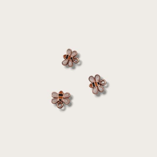 Bee Charm 1pc - Gold Tone