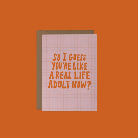 Real Adult? Greeting Card