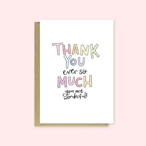 Thank You Greeting Card