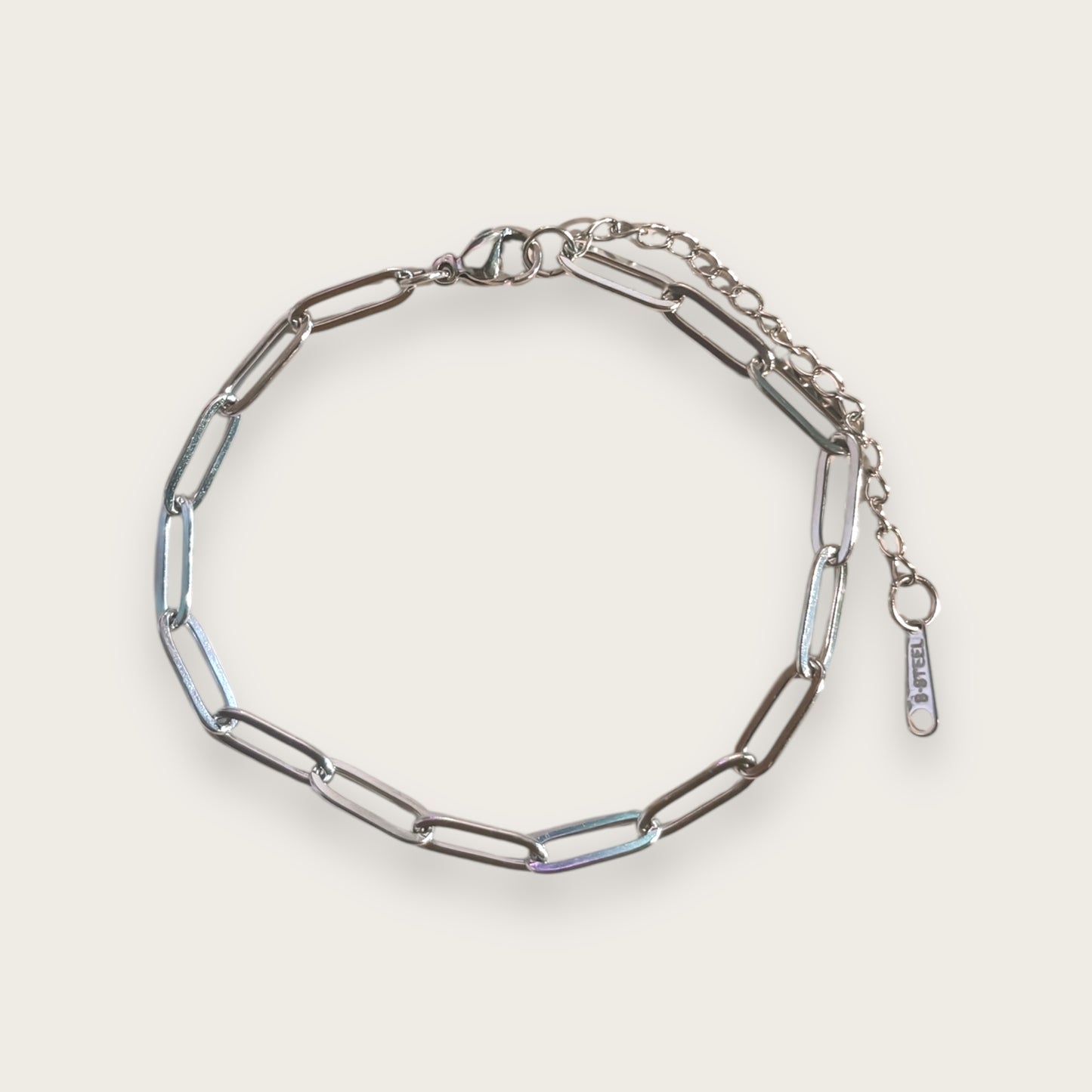 No.05 Bracelet 1pc - Silver Tone