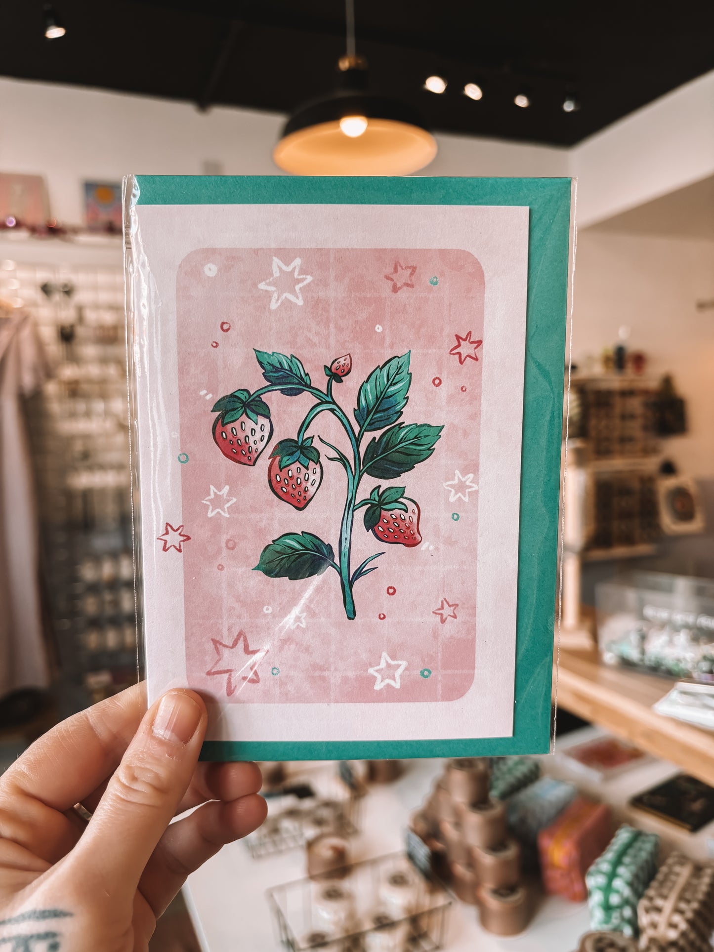 Strawberries Greeting Card