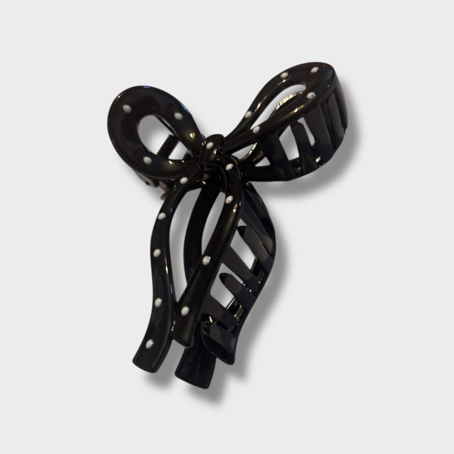 Spotted Bow Claw Clip