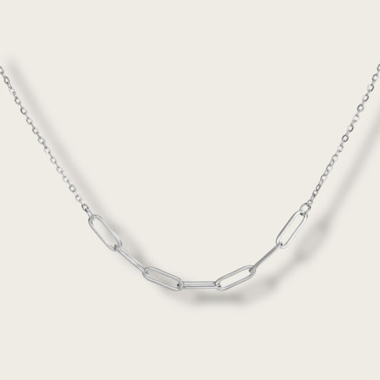 No.7 Necklace 1pc - Stainless Steel