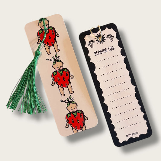 Strawberry Kewpie Bookmark