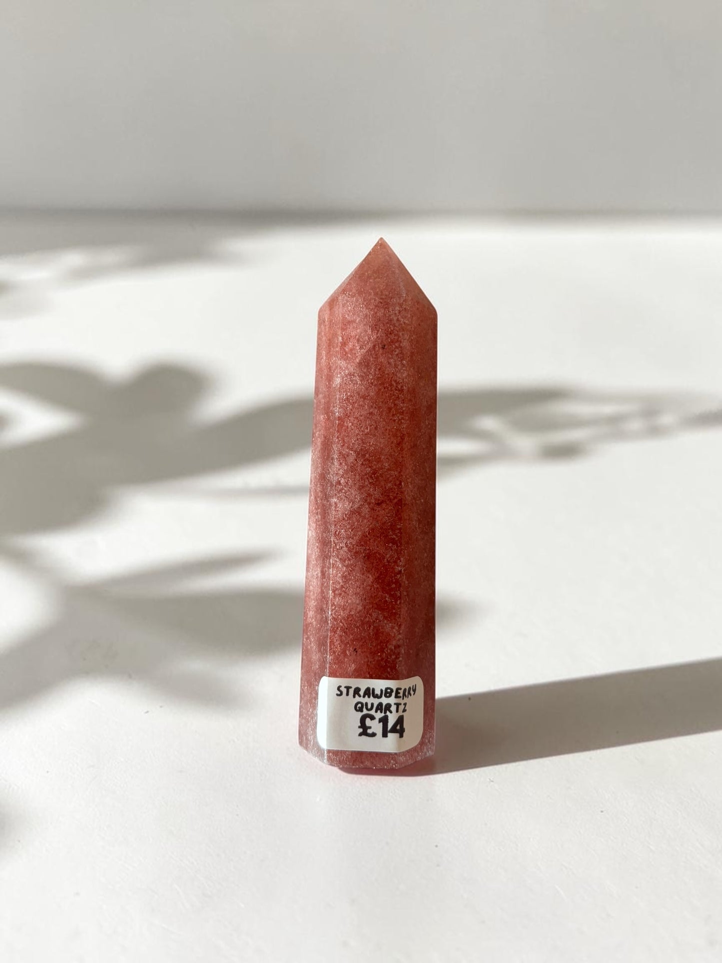Strawberry Quartz Crystal Tower