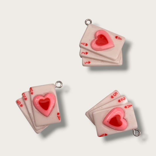Playing Cards Charm 1pc