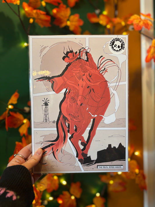 The Devil Ride Again - A4 Print