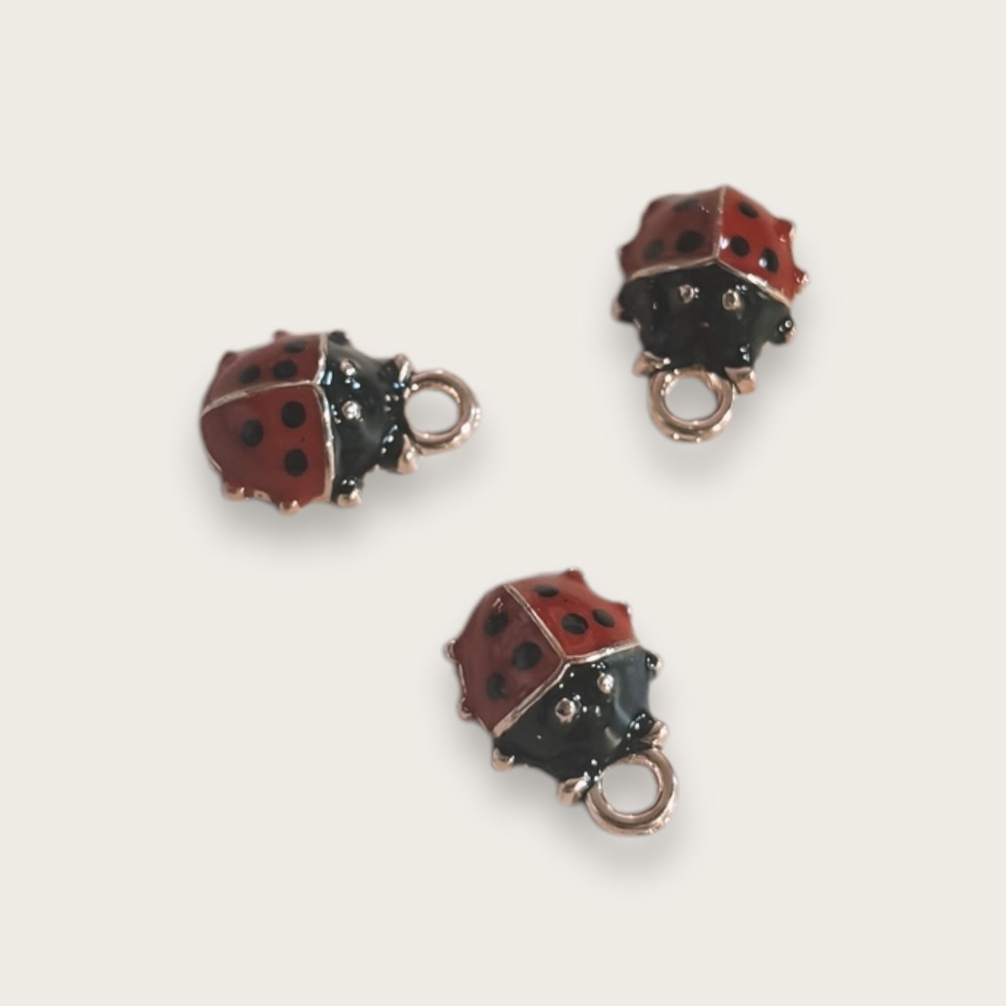 Ladybird Charm 1pc - Gold Tone