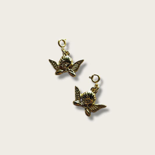 Cherub Charm 1pc - 18k Gold Plated
