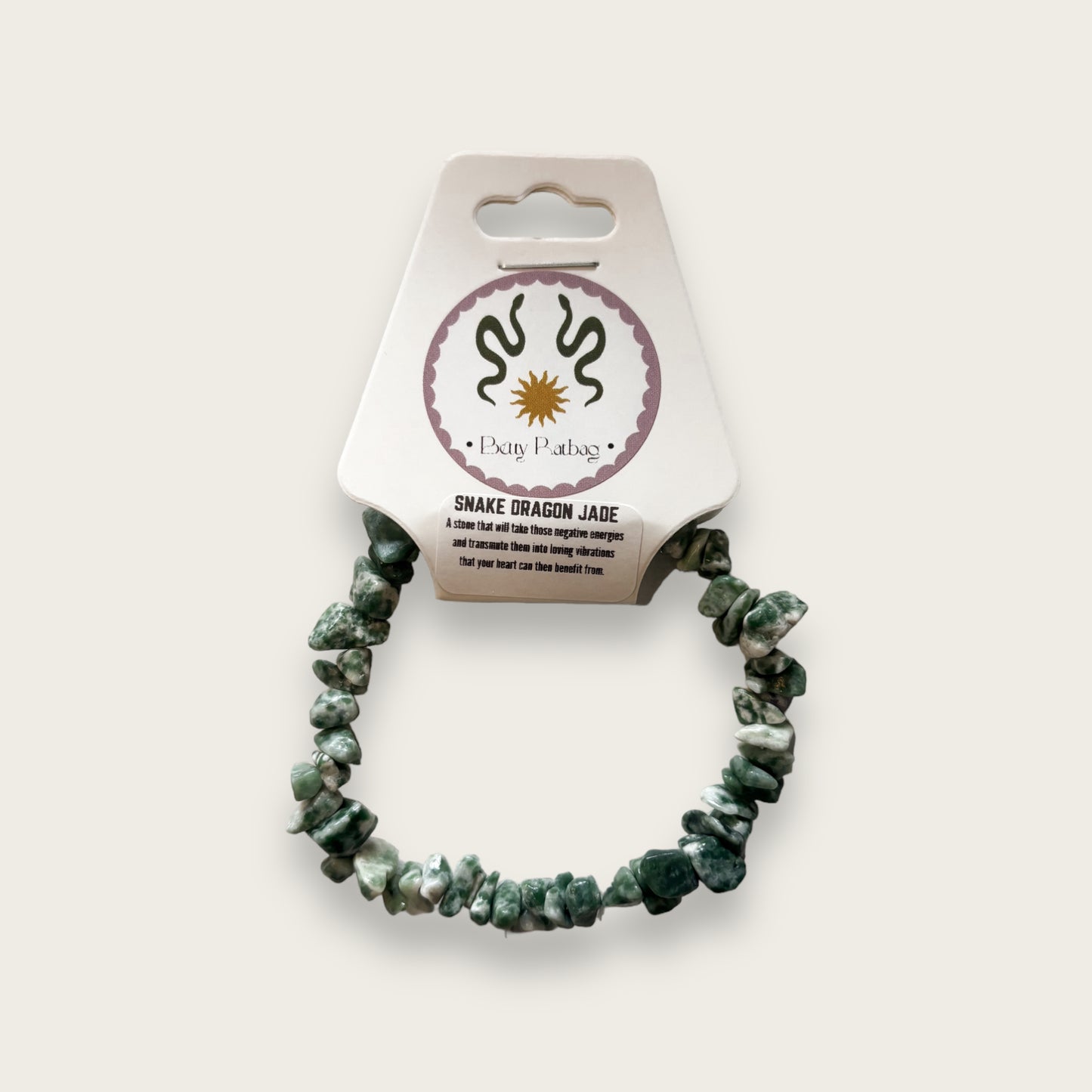 Snake Dragon Jade Bracelet