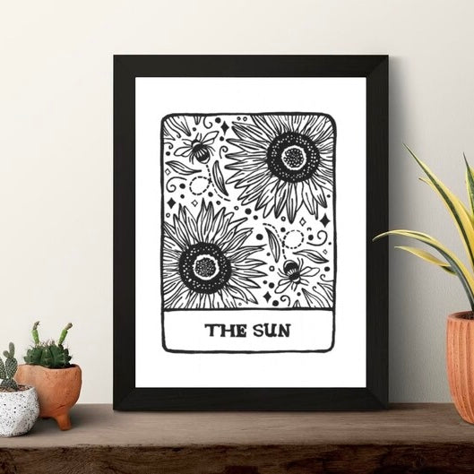 The Sun (Lino Print)