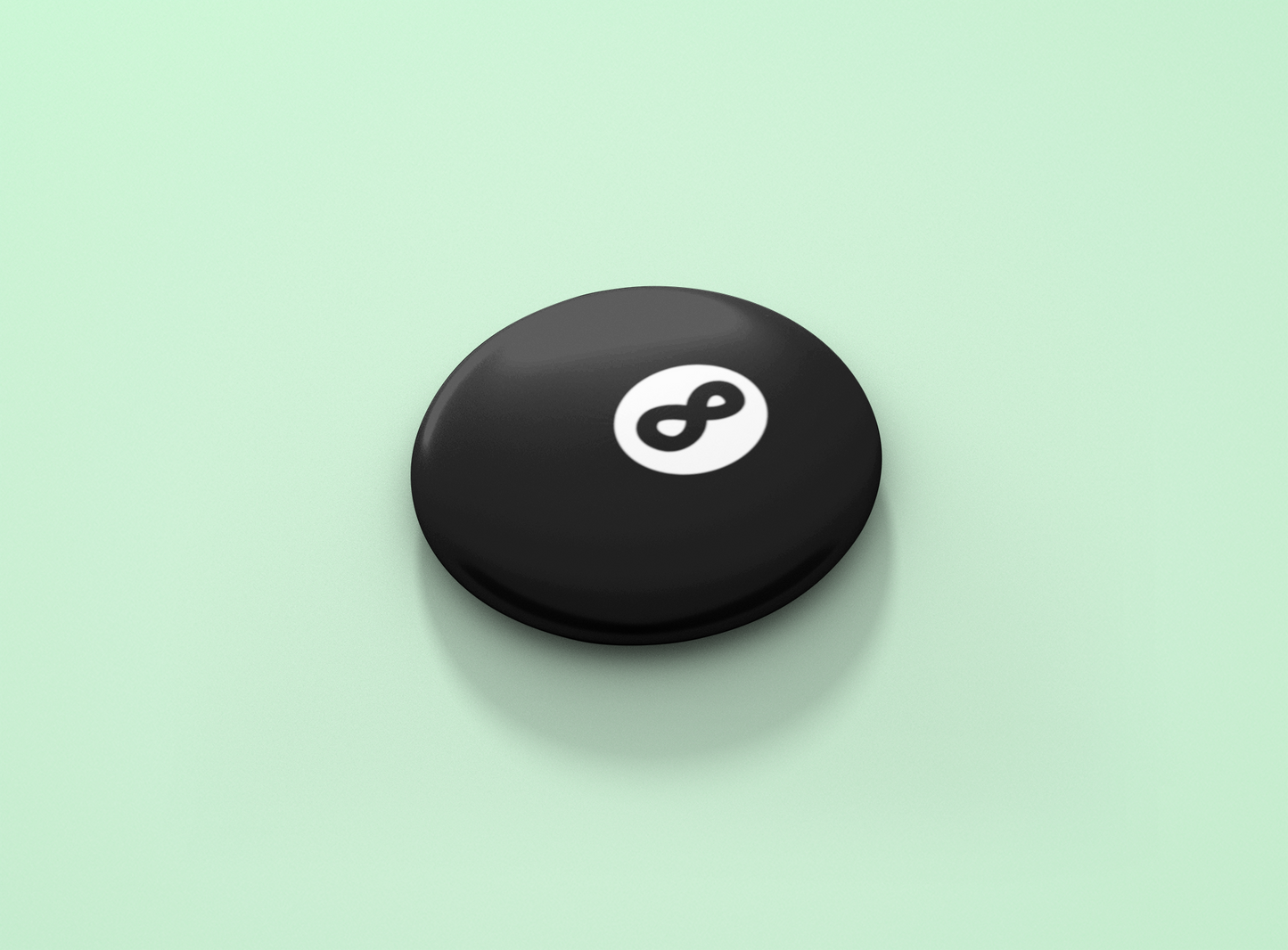 Magic 8-Ball Button Badge