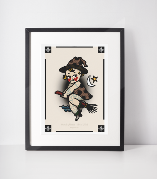 Witch Kewpie - Sarah Moore Print A5