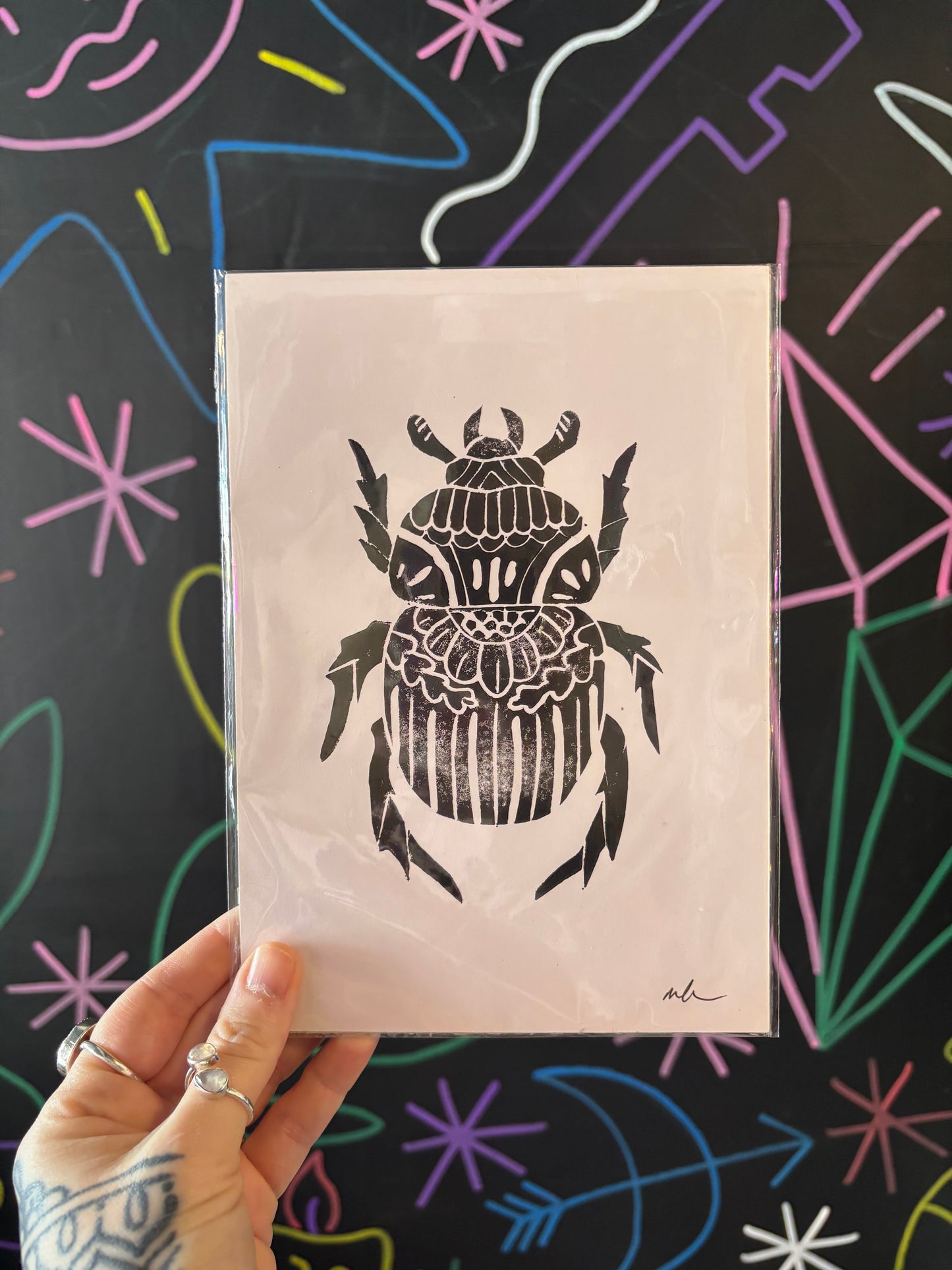 Beetle -Lino