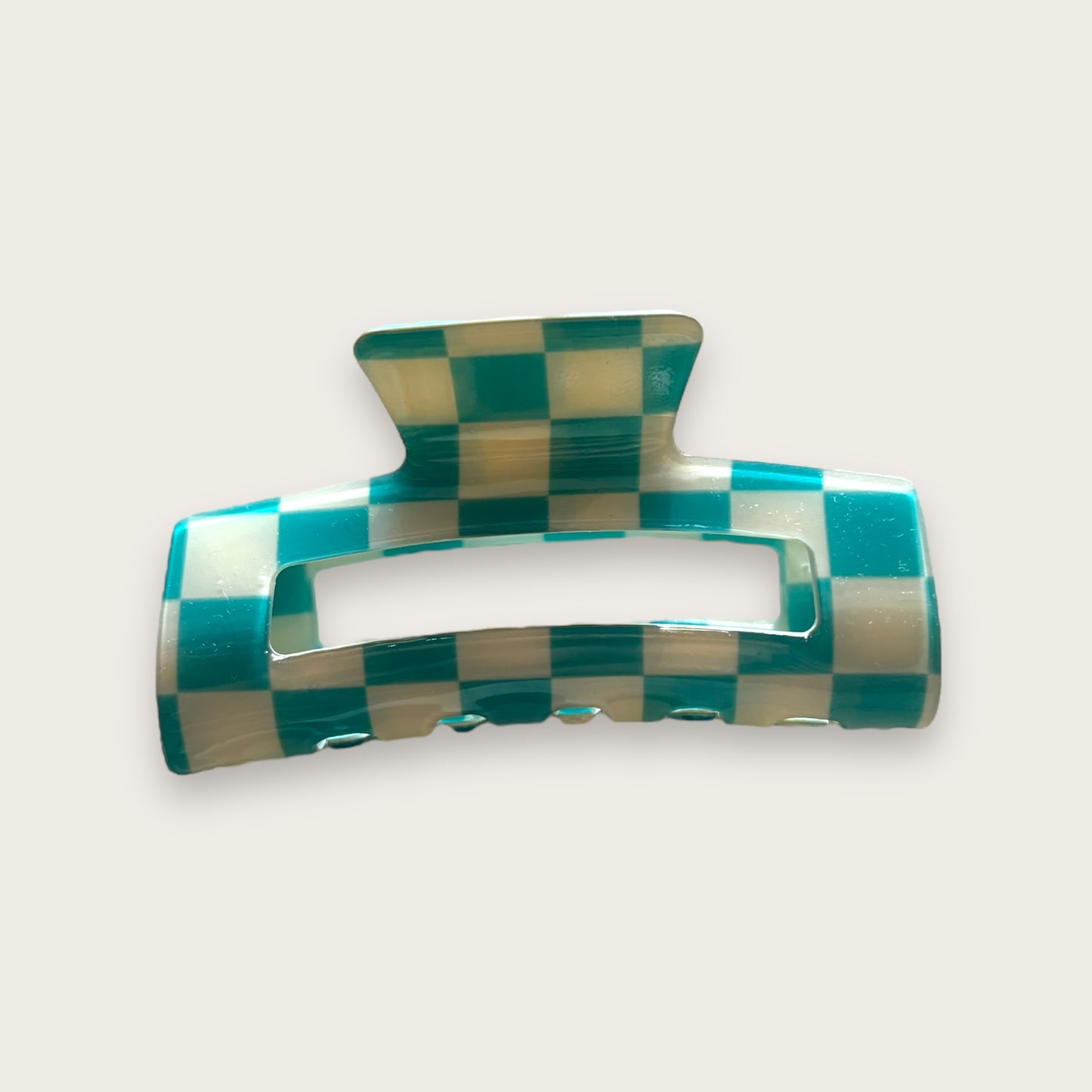 Checkerboard Claw Clip