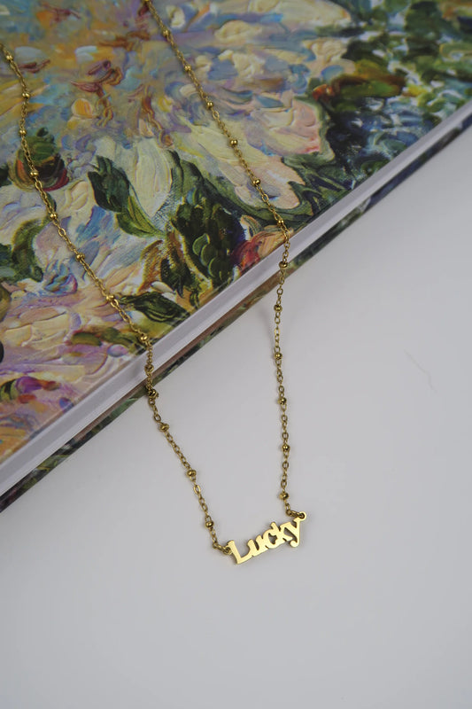 Lucky 18k Gold Plated Necklace