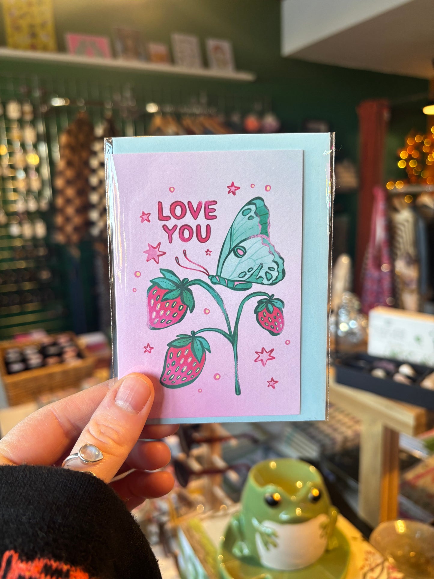 Love You - Mini Greeting Card