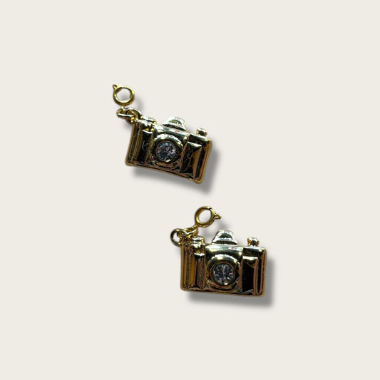 Camera Charm 1pc - 18k Gold Plated