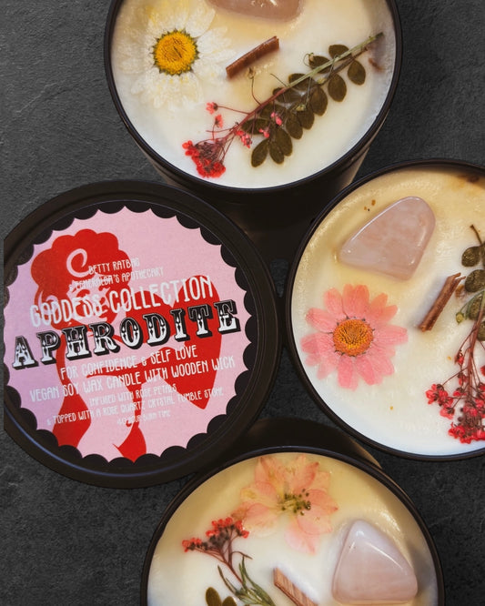 Aphrodite - Rose Quartz Candle 40hrs